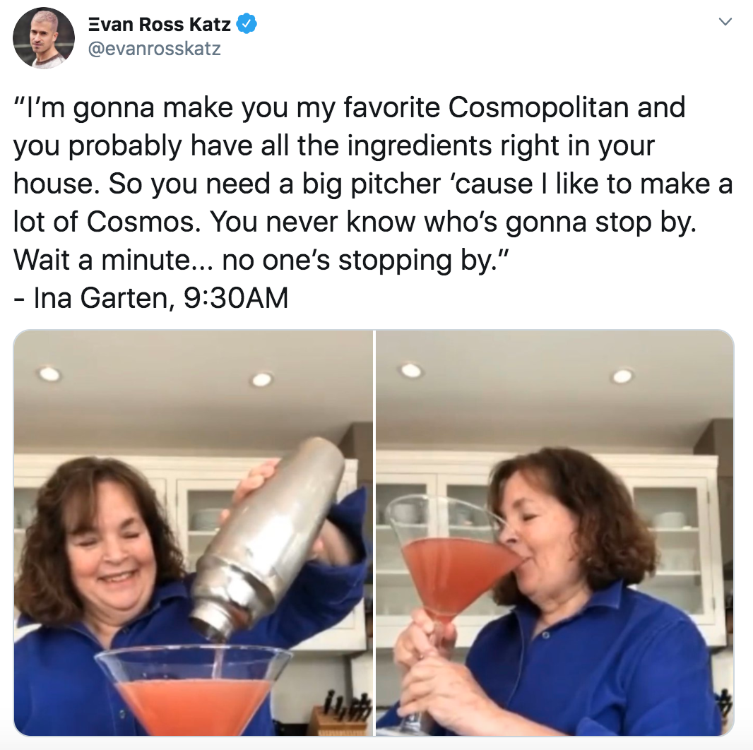 930 AM Ina Garten Giant Cocktail Video Know Your Meme