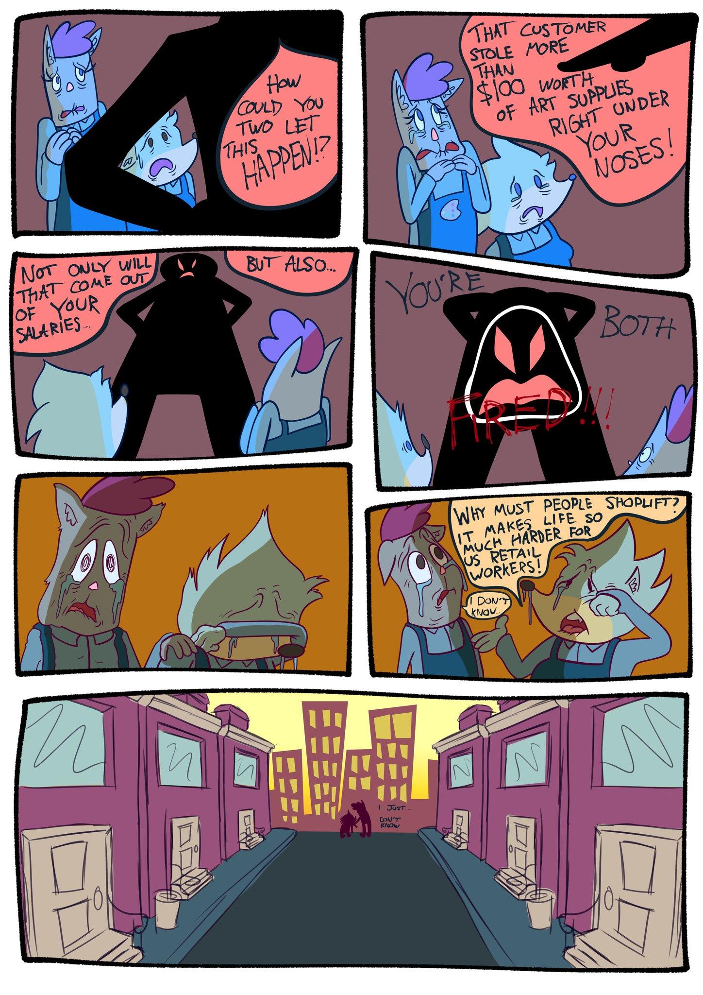 SweetBeans99 Shoplifting Comic | Know Your Meme