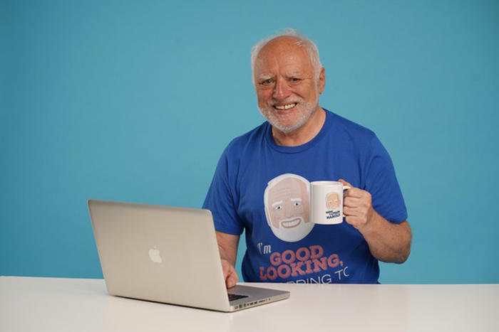 Hide The Pain Harold Andras Arato | Hide The Pain Harold | Know Your Meme