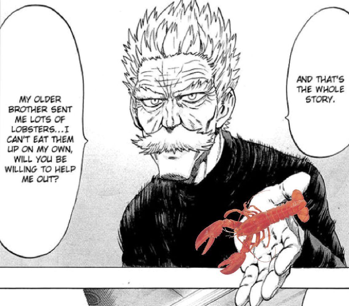 POV Bang offers you a lobster /r/OnePunchMan OnePunch Man Know