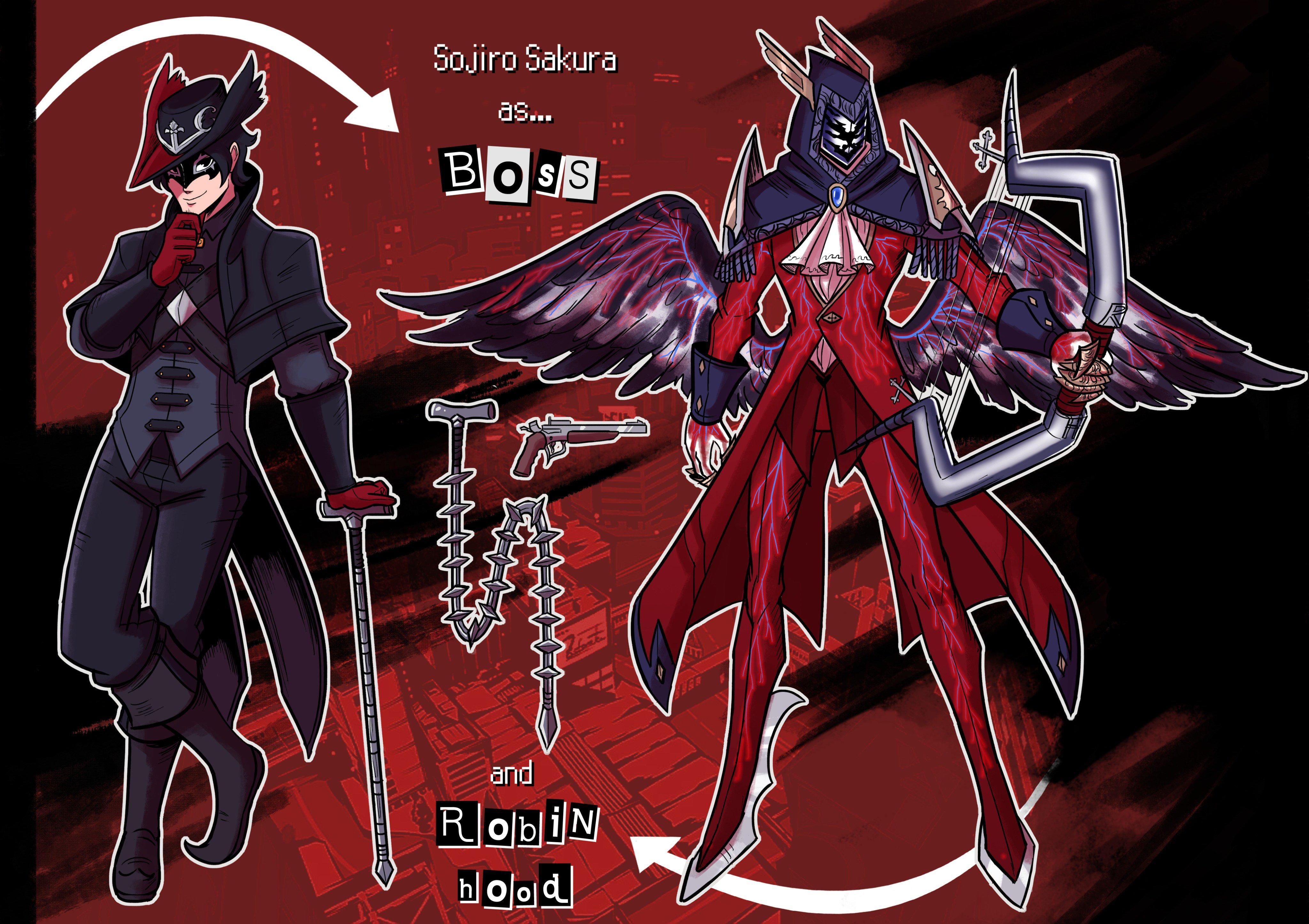 Boss & Robin Hood Megami Tensei Persona Know Your Meme