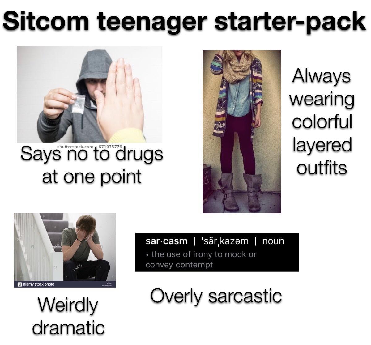 teenager starter pack /r/starterpacks Starter Packs Know