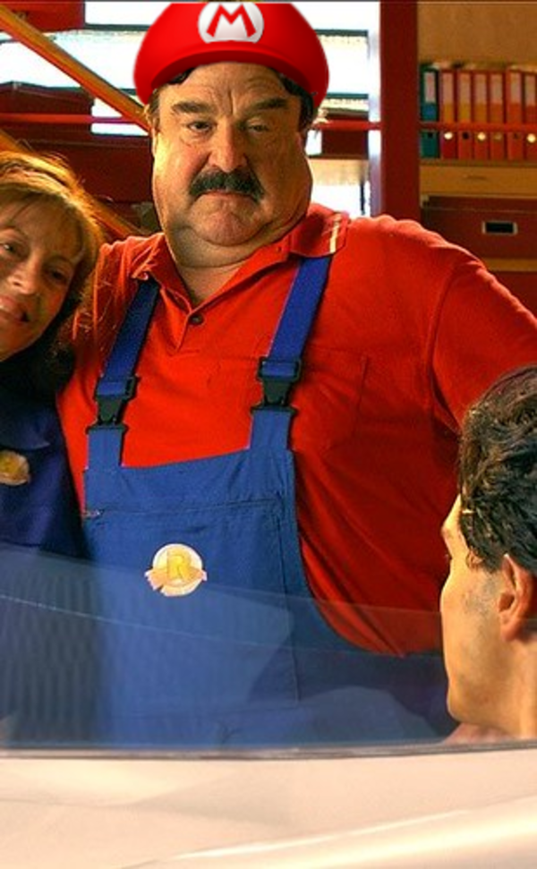 John Goodman as Mario Super Mario Know Your Meme
