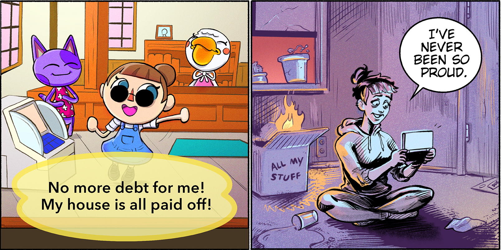 Debt Free By Dane Georges Edit Animal Crossing Know Your Meme