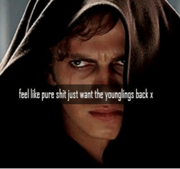 Feel like pure shit just want the younglings back Feel Like Pure Shit Just Want Her Back x