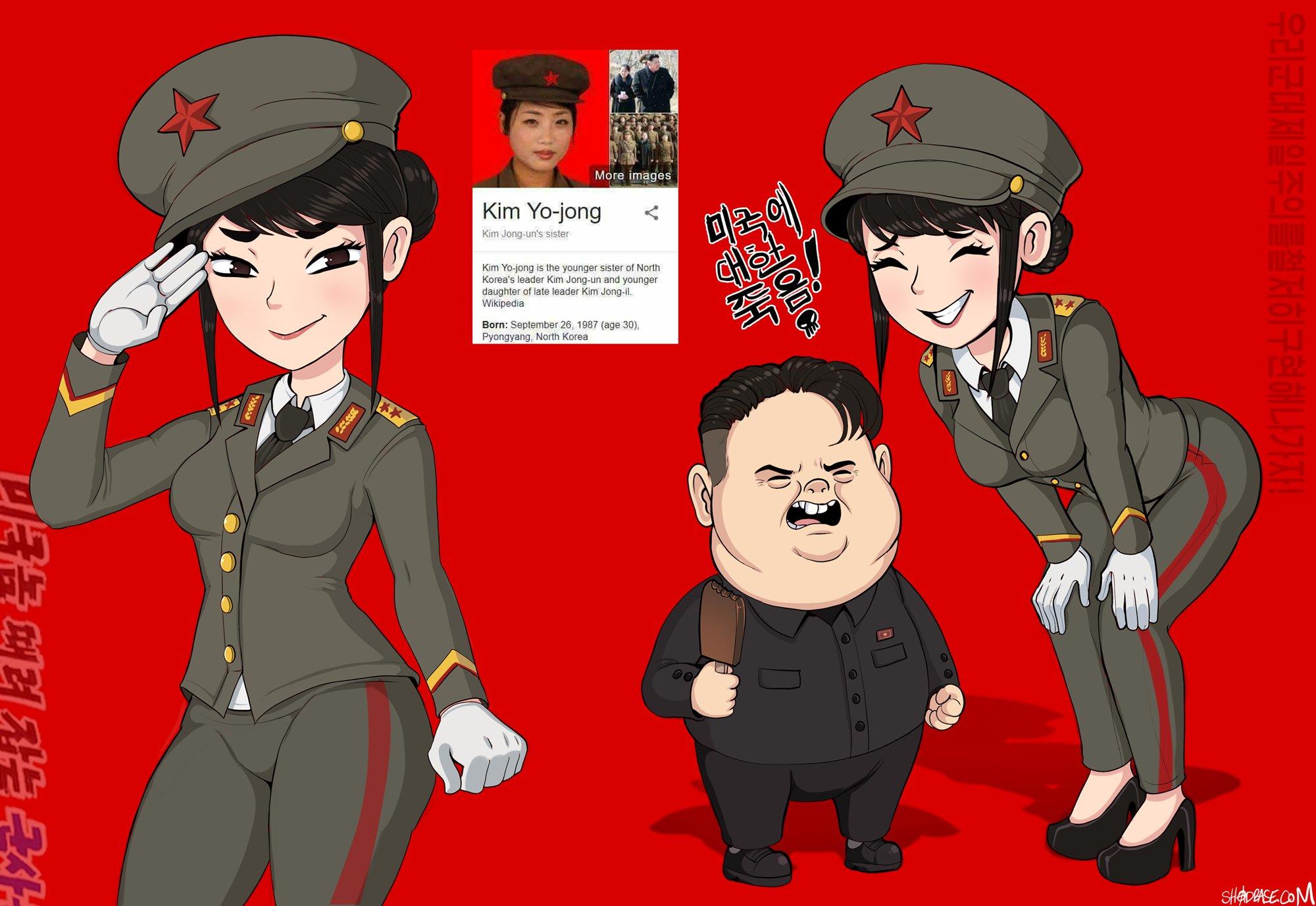 shadman, kim yo-jong, kim jong-un, fanart, dictator, north korea.