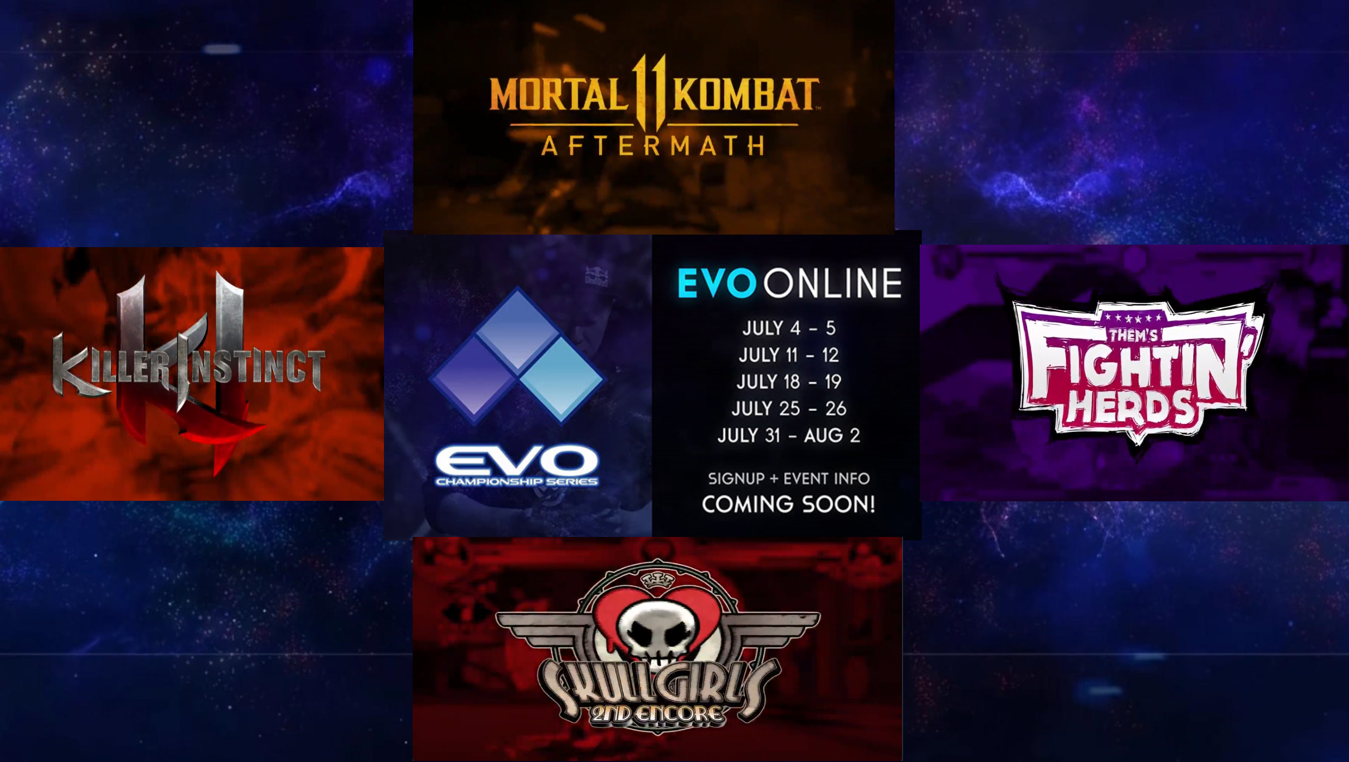 EVO Online Open Tournament Games | Evolution Championship Series ...