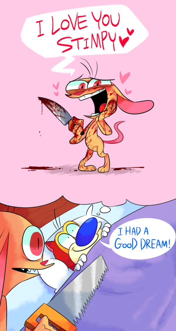 Sweet dreams are made of this The Ren and Stimpy Show Know Your Meme