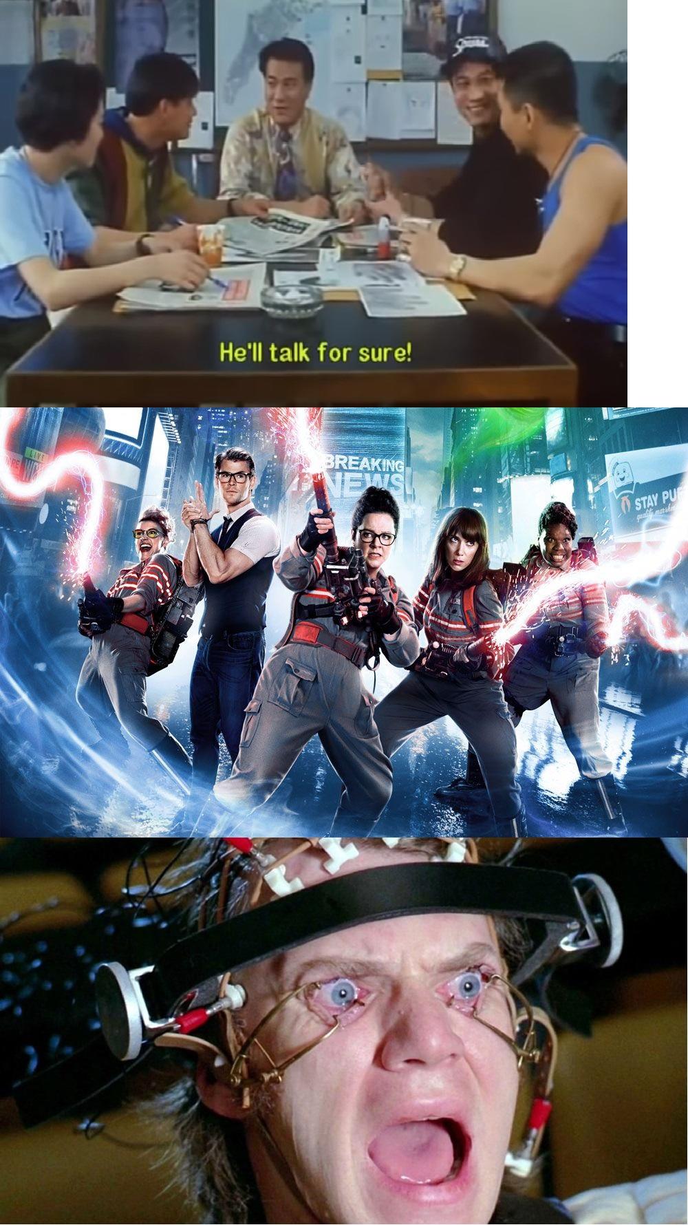 Interrogation tactic Ghostbusters Reboot Controversy Know Your Meme