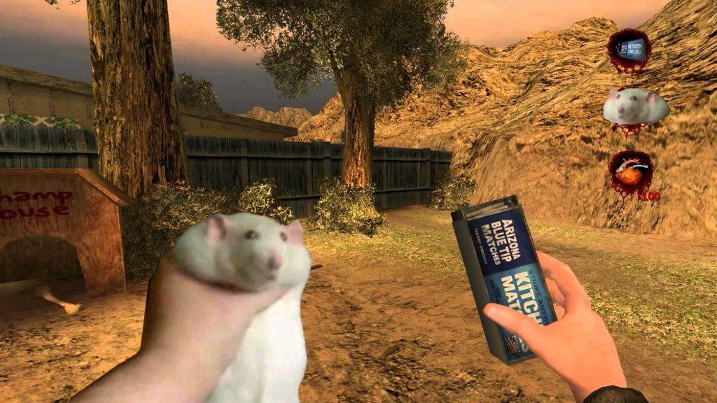 Fat Rat Being Grabbed in Postal 2 | Fat Rat Being Grabbed | Know Your Meme