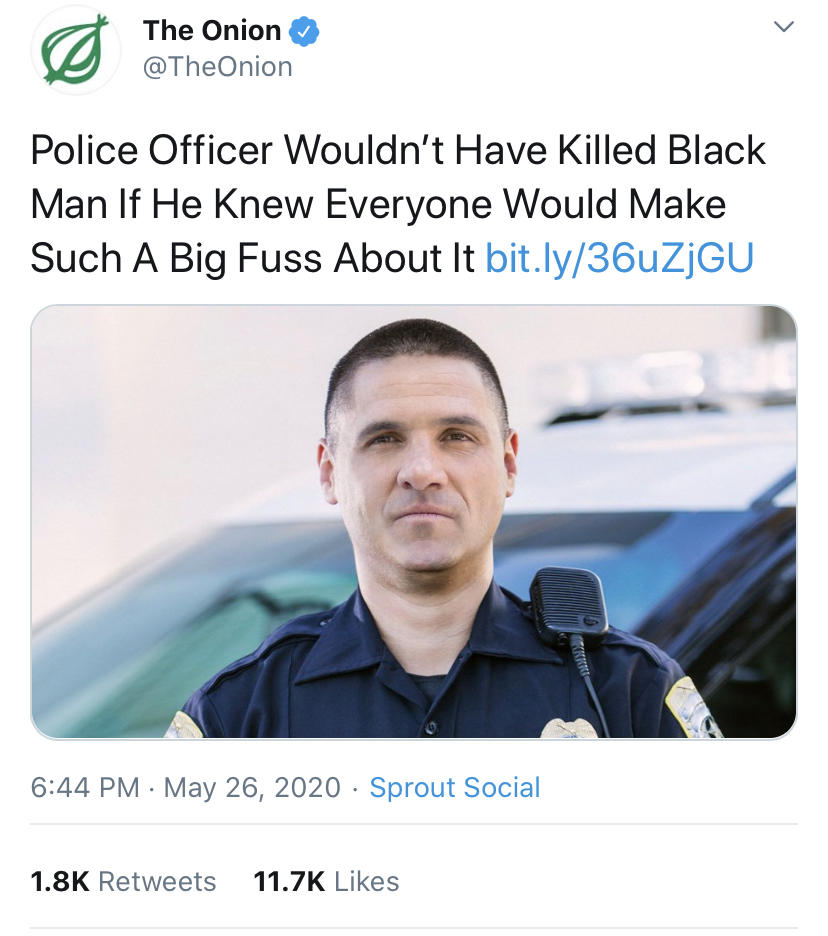 The Onion Death Of George Floyd Know Your Meme