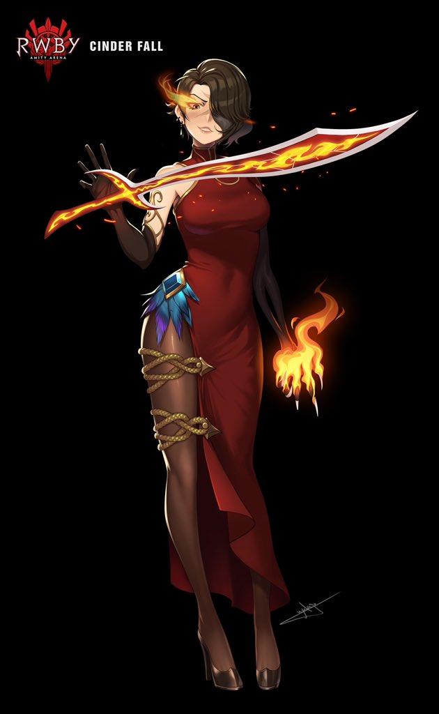 Cinder In Amity Arena Rwby Know Your Meme