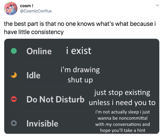 I exist What Do Your Statuses Mean Know Your Meme