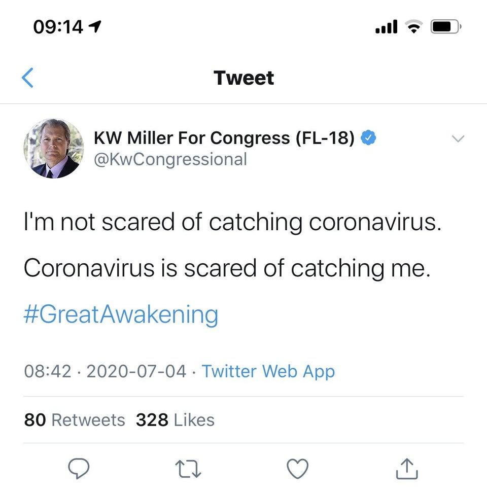KW Miller tweet COVID19 Pandemic Know Your Meme