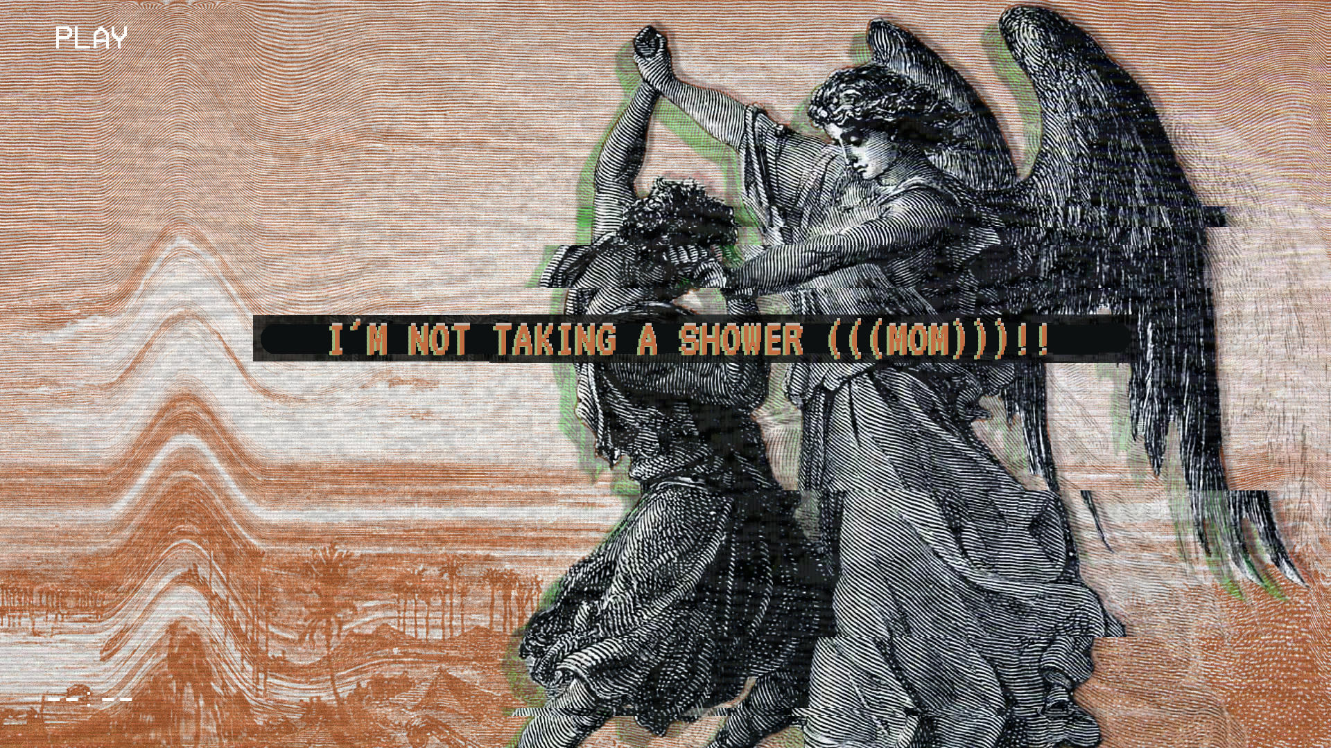 images Fashwave Wallpaper i m not taking a shower mom