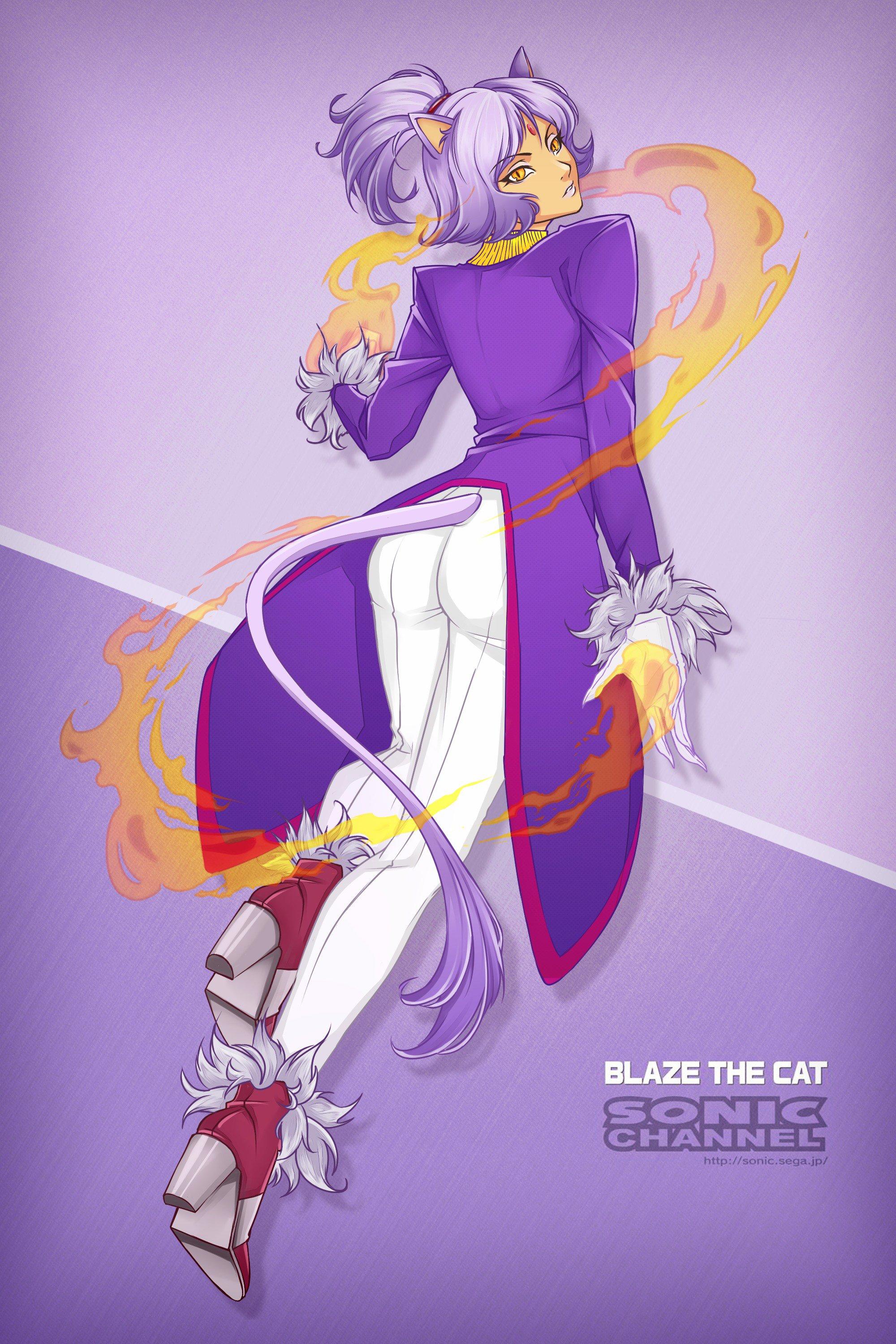 Human Blaze | Blaze the Cat | Know Your Meme