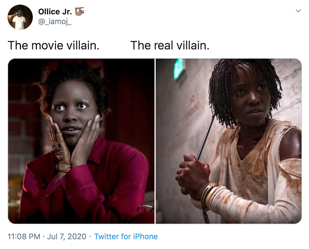 Us The Movie Villain The Actual Villain Know Your Meme