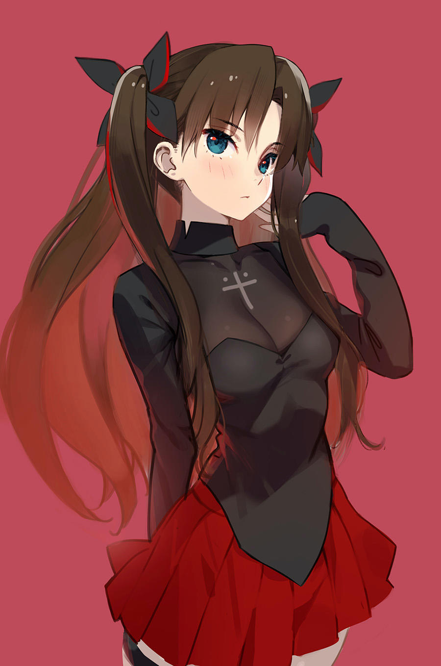 Rin Tohsaka Fate Extra Record By Siino Fate Type Moon Know Your Meme