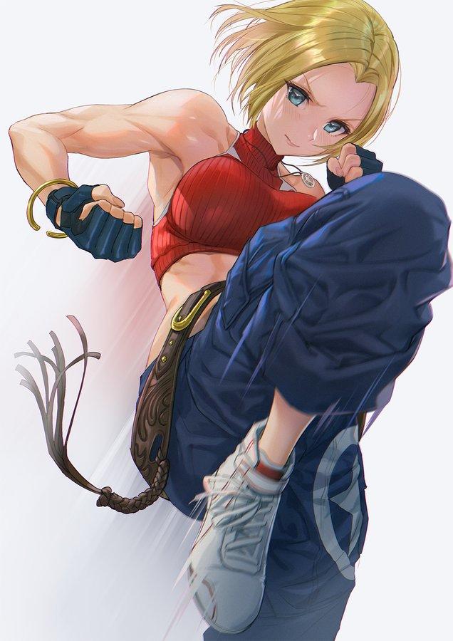 Mary (KOF XIV outfit) by MHKchen | The King of Fighters | Know Your Meme