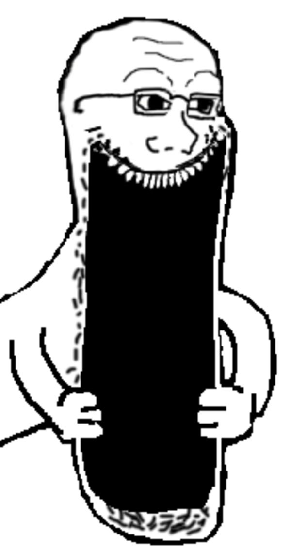 Soyjak is overjoyed | Soy Boy Face / Soyjak | Know Your Meme