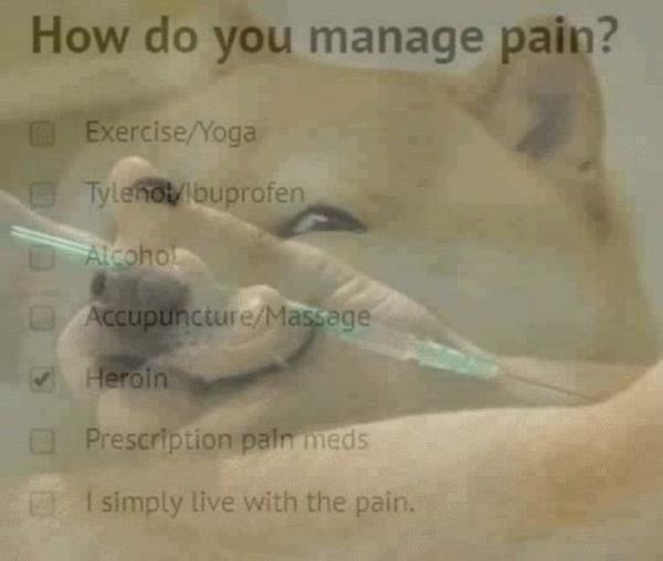 How do you deal with the pain? Heroin Pain / How Do You Manage Pain