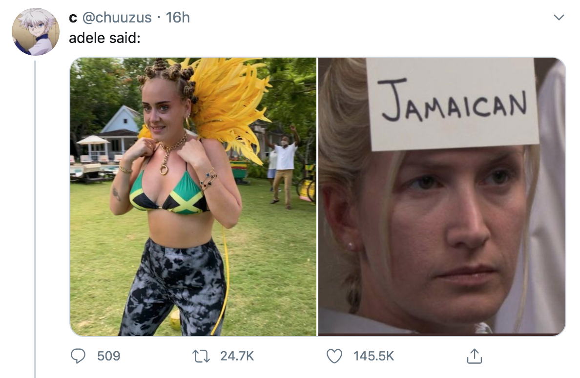 Office Reference Adele S Notting Hill Carnival Photo Know Your Meme