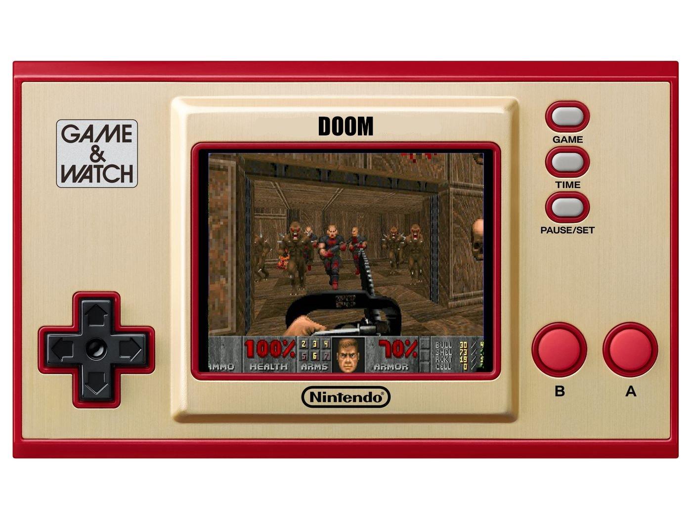Seriously could the Game & Watch run Doom and Doom 2? | Doom | Know Your  Meme