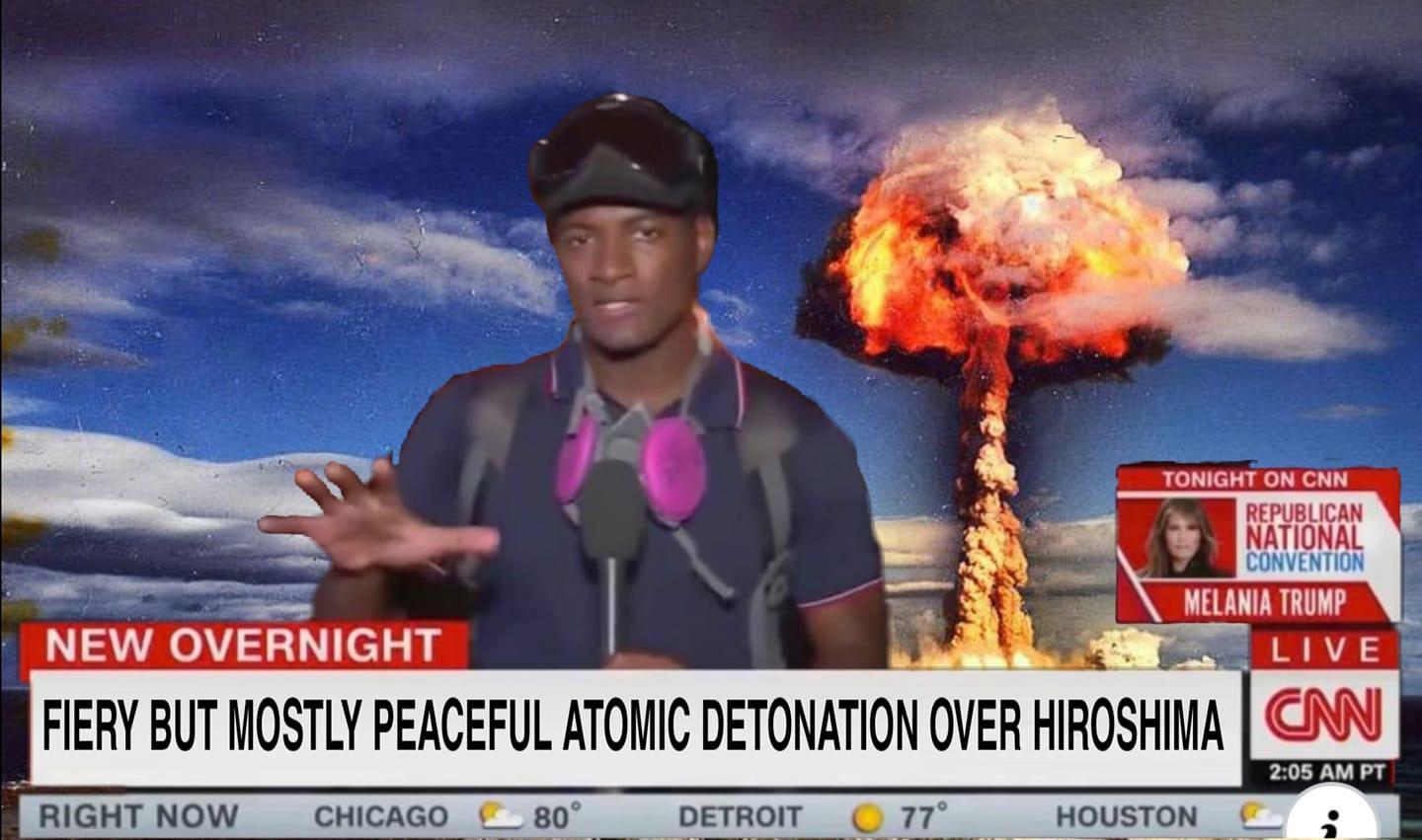 Little japanese boy died from nuclear fallout very funny cnn fiery