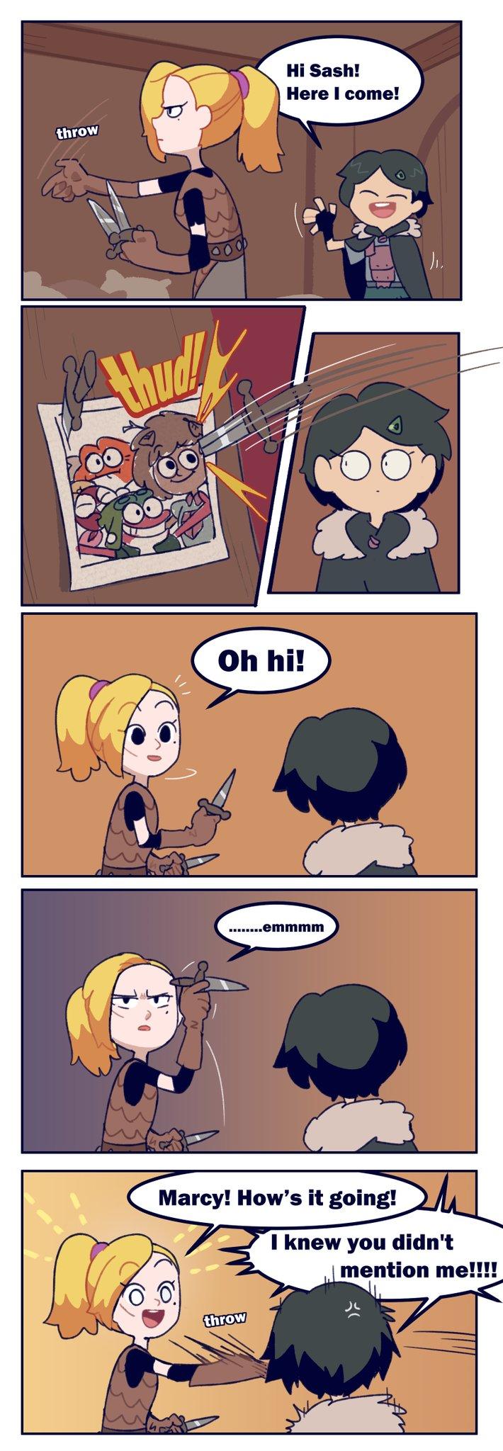 Marcy and Sasha catching up | Amphibia | Know Your Meme