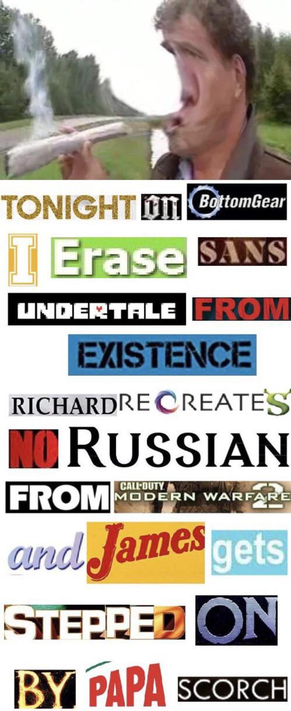 Top Gear enters the fictional realm Tonight On Bottom Gear Know