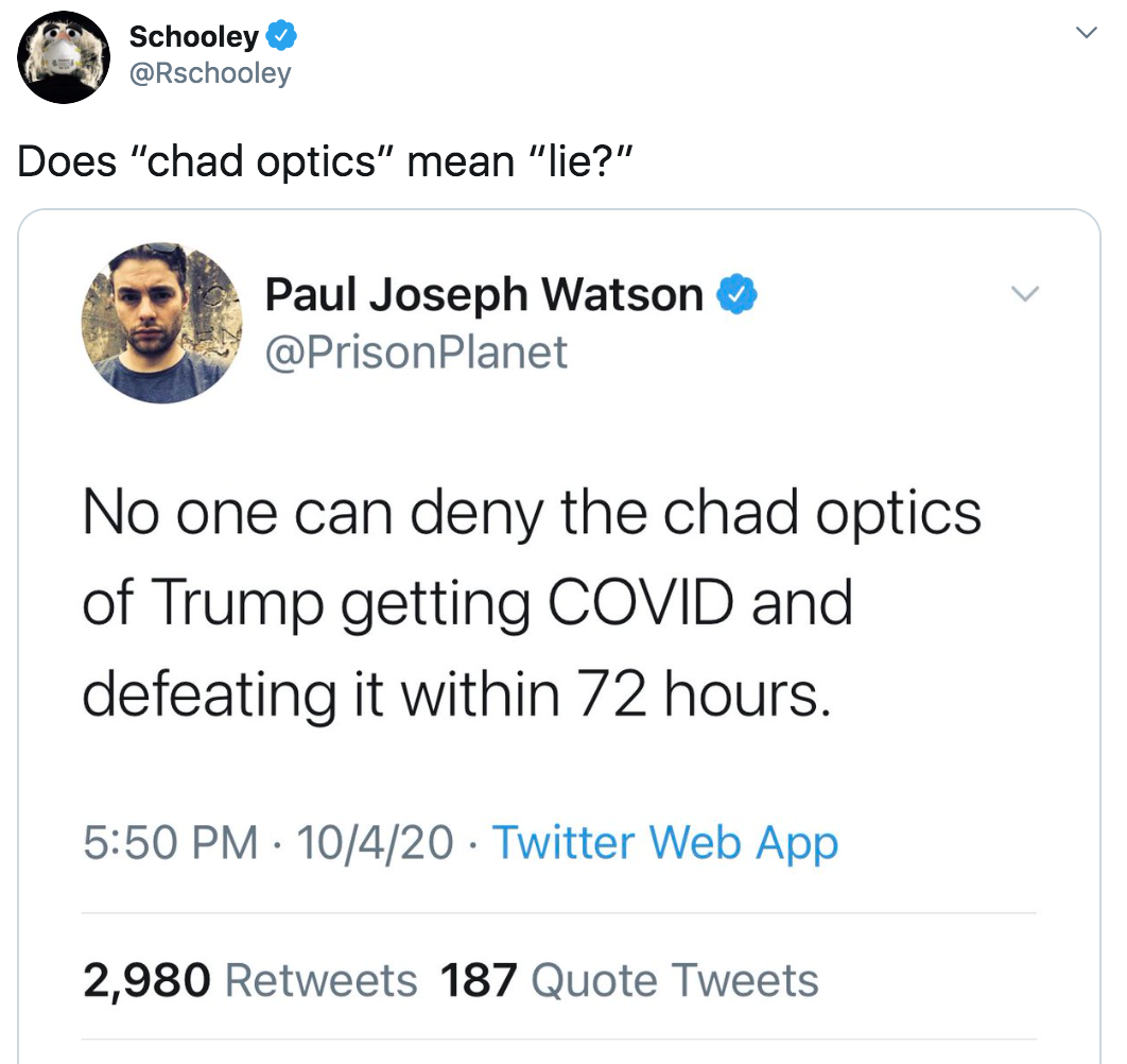 AKA Lie Chad Optics Know Your Meme