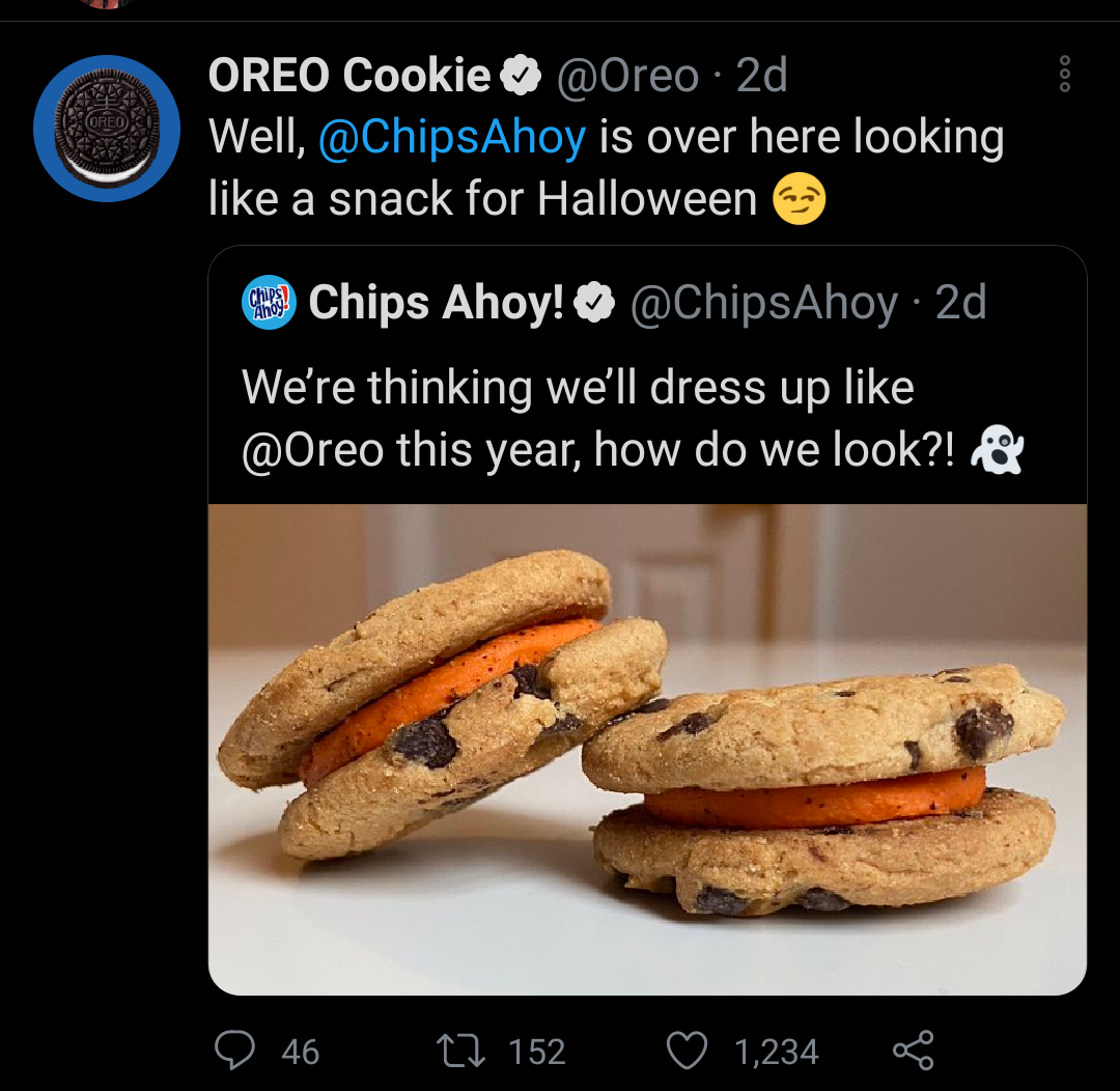 Oreo being wholesome to chips ahoy /r/wholesomememes Wholesome