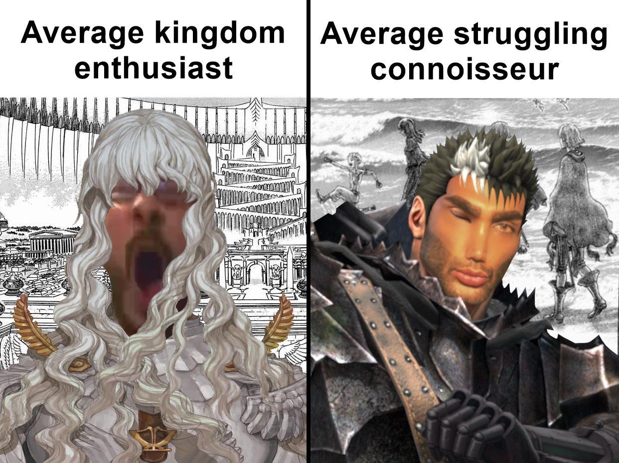 Average Kingdom Enthusiast vs. Average Struggling Connoisseur Average