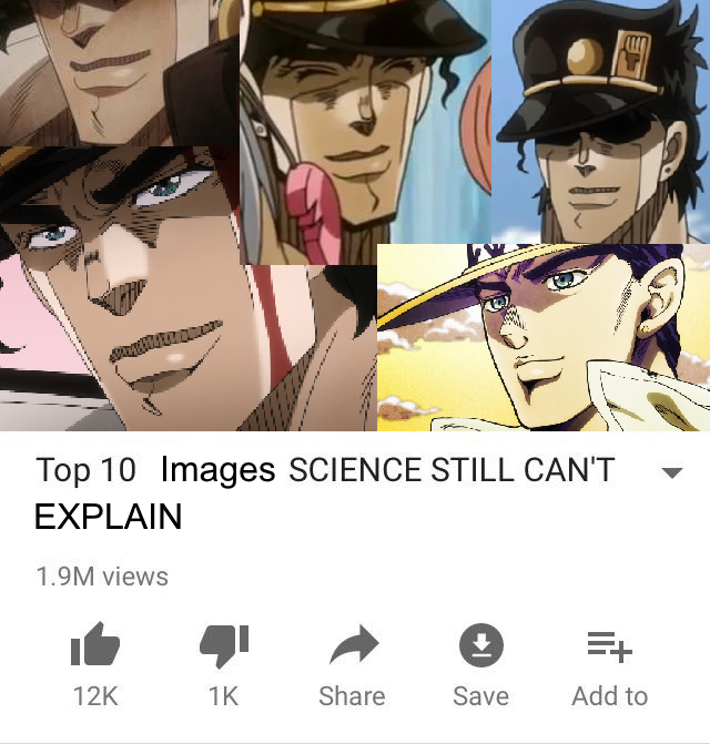 Jotaro hat vs Jotaro smile, which one 