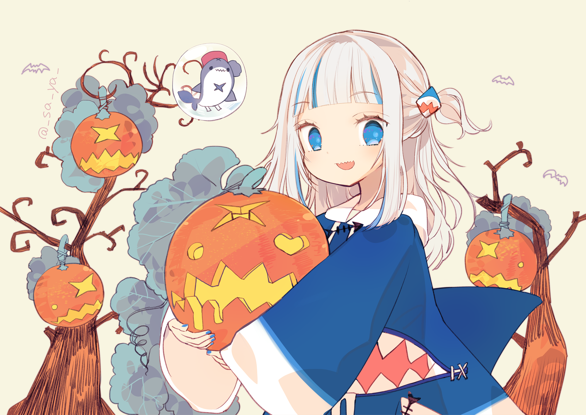 ちゃん配信のハロウィンかわいい Gawr Gura Know Your Meme