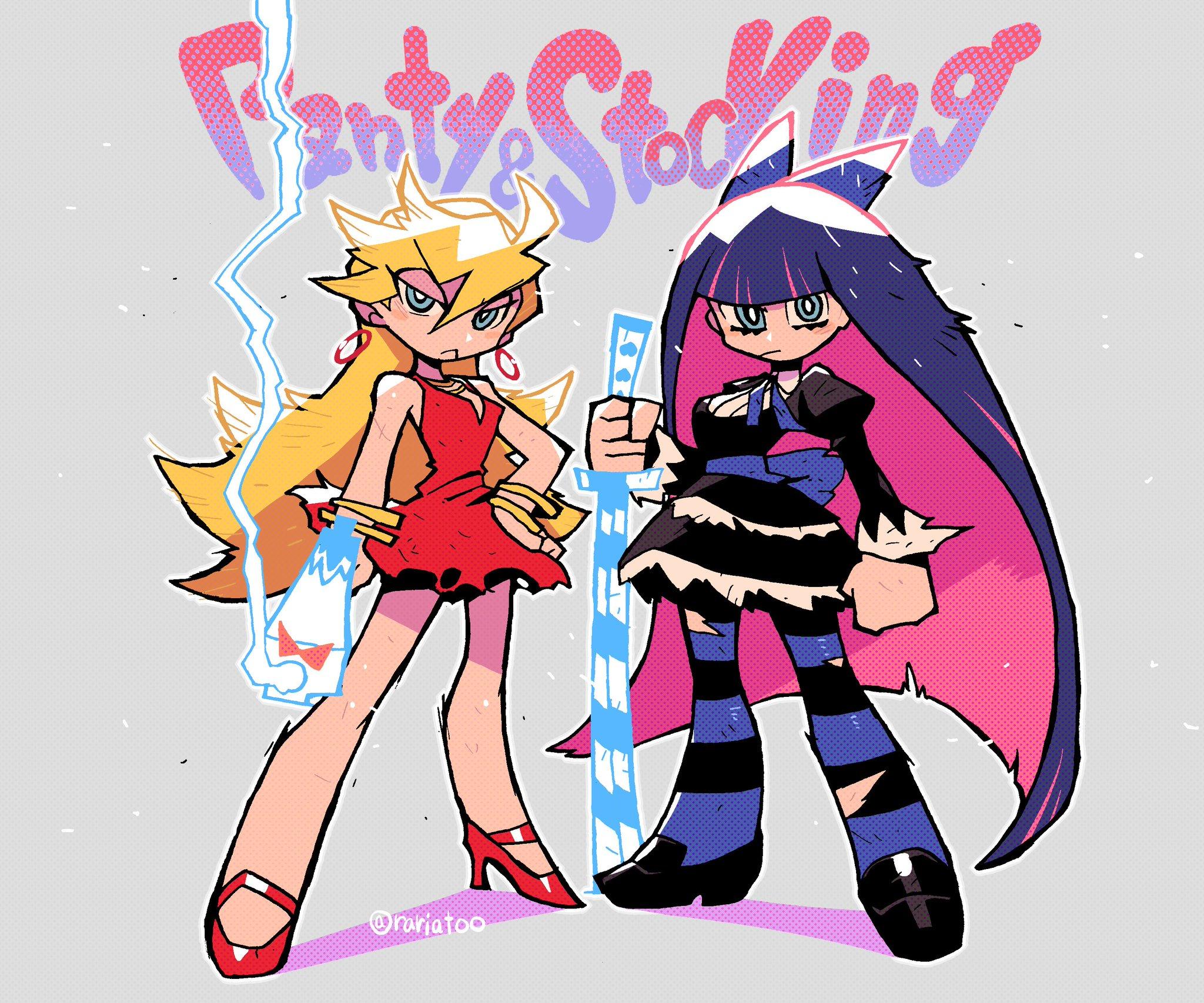 Panty and Stocking by Rariatoo Panty and Stocking Know Your Meme