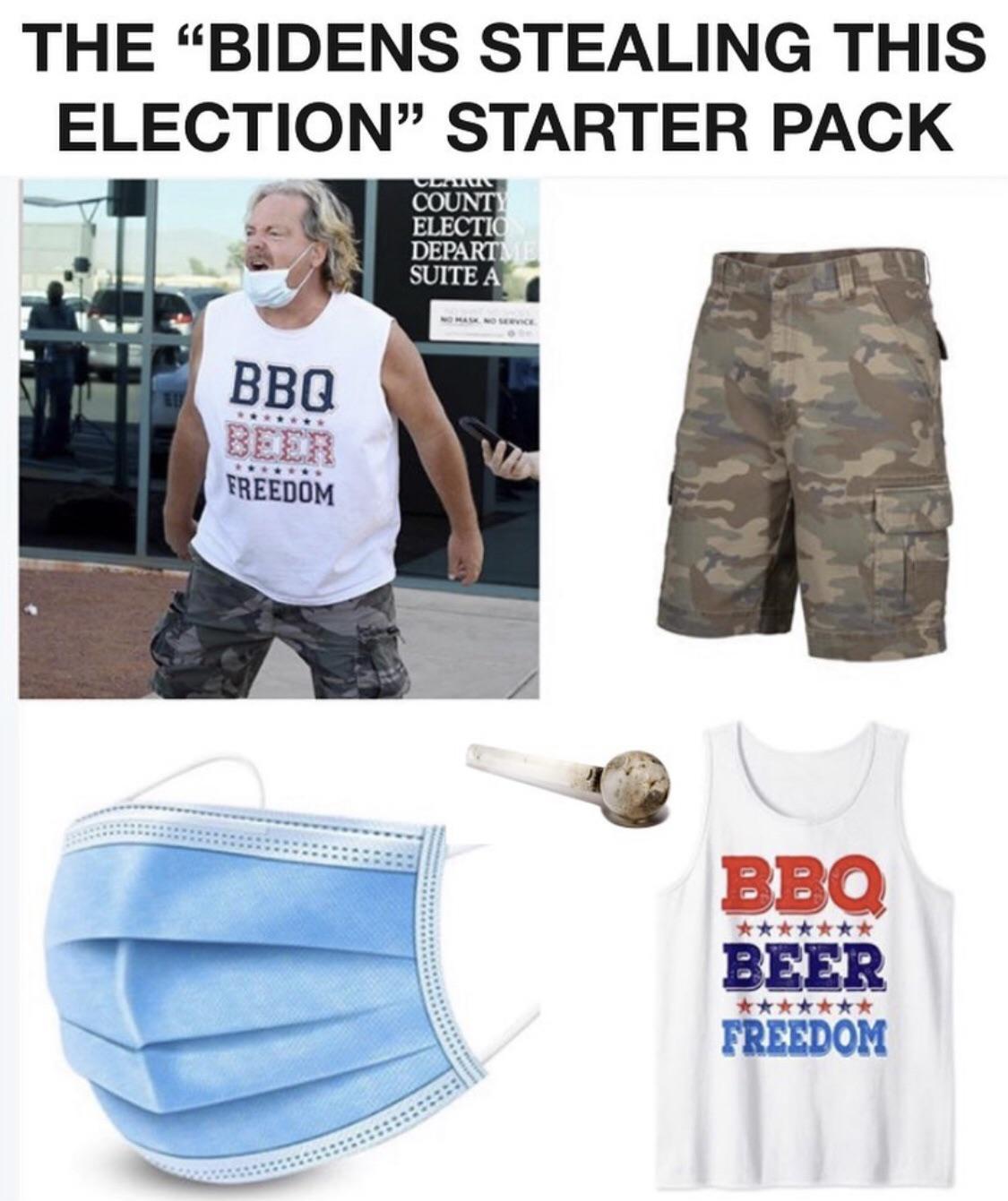 cargo shorts starter pack