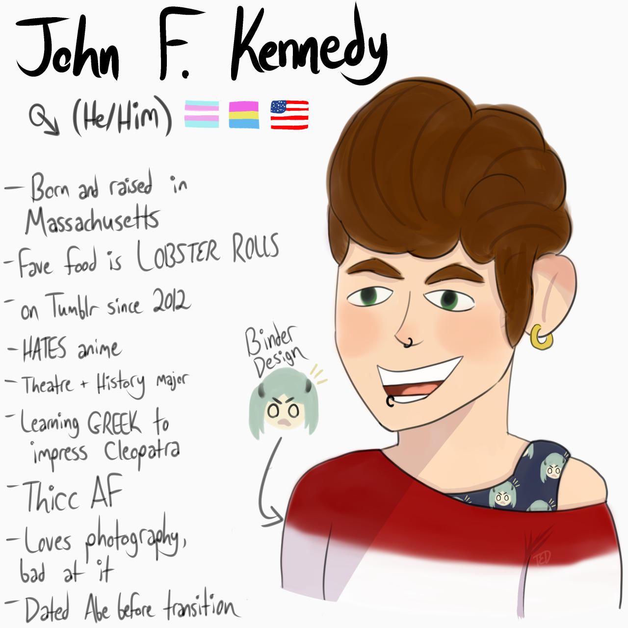 John F. Kennedy Miku Binder edition Clone high Miku Binder