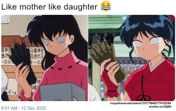 Like mother like daughter | Anime / Manga | Know Your Meme