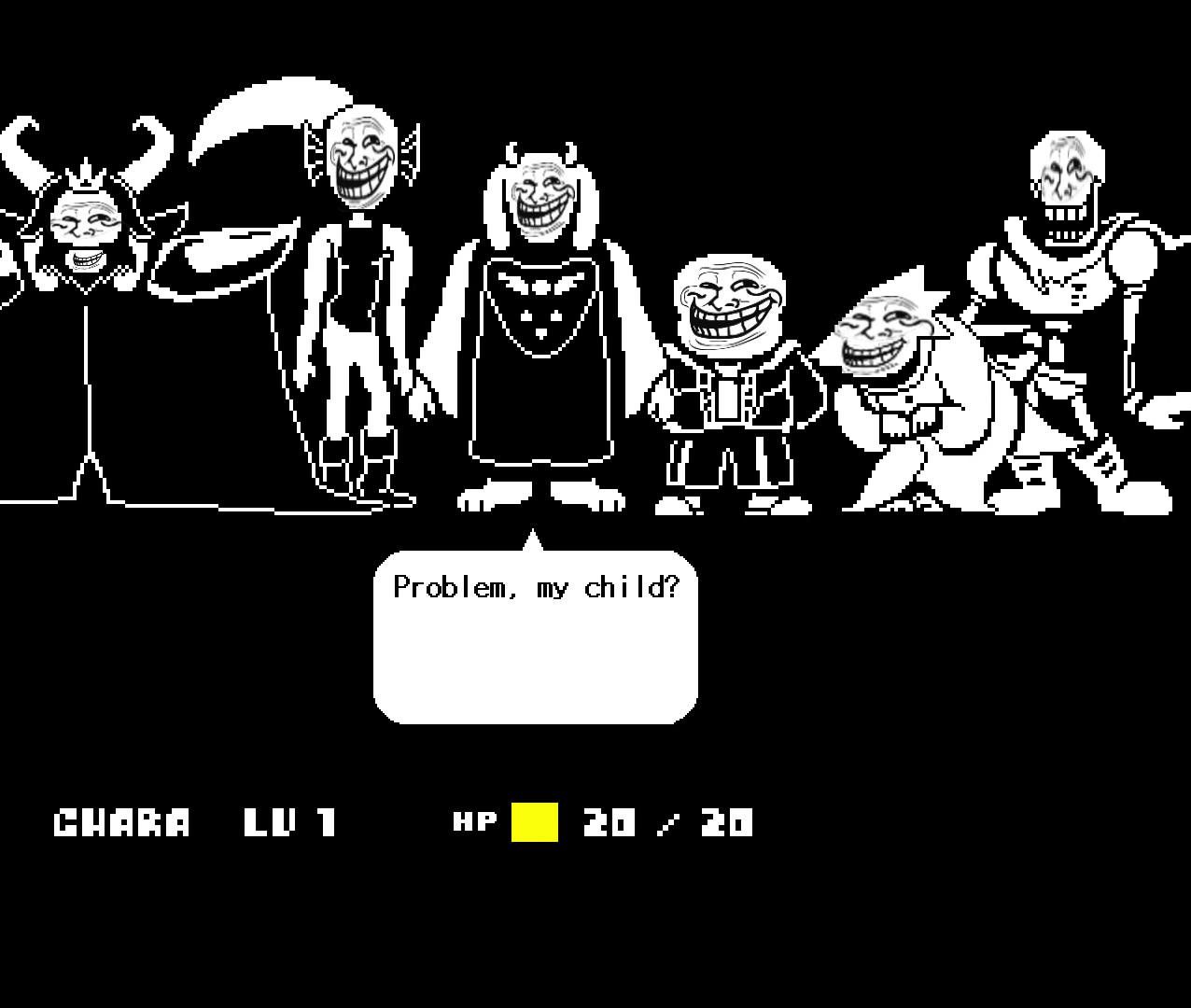 Problem, My Child? | Trollface | Know Your Meme