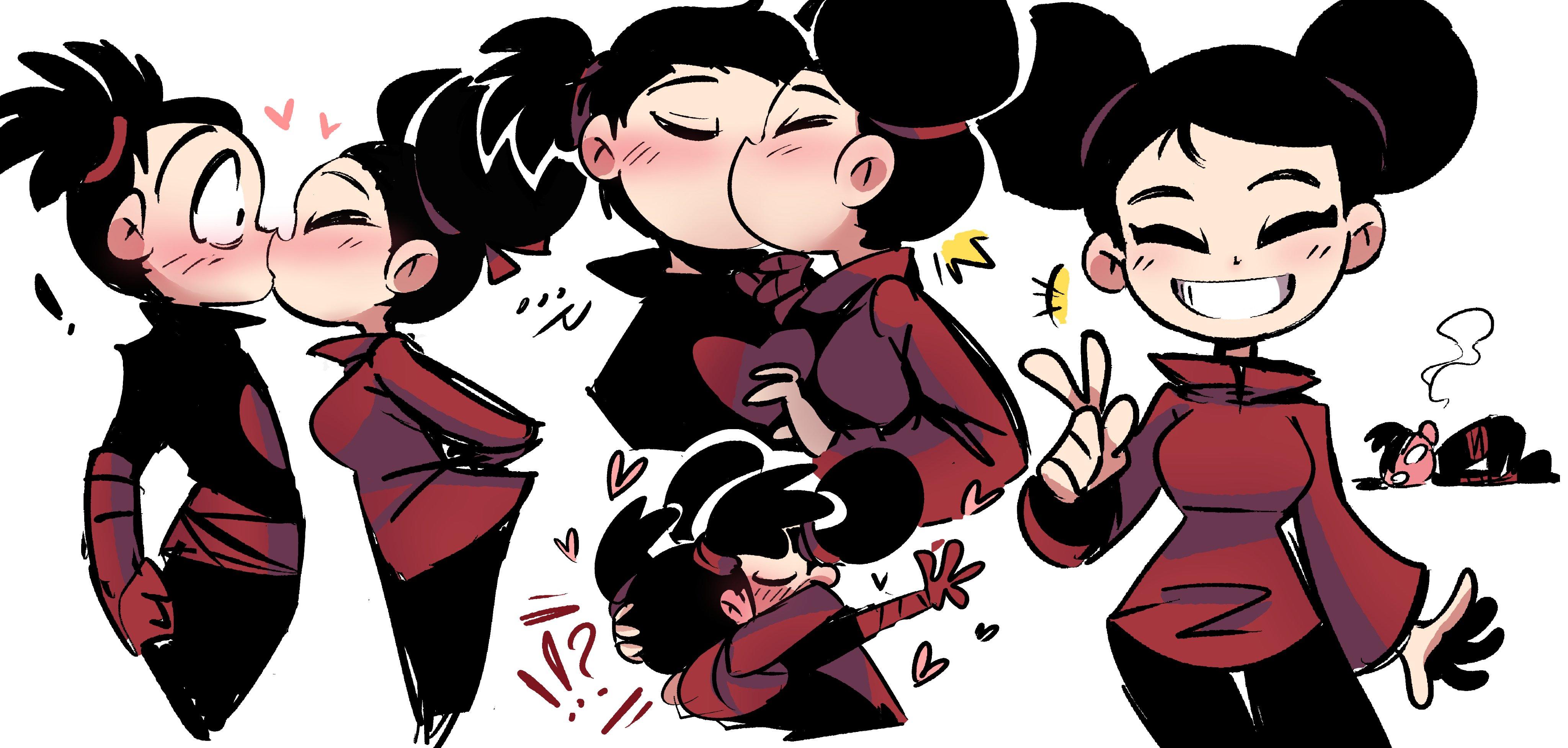 "Pucca loves Garu" by PEAR 哥 Western Animation.