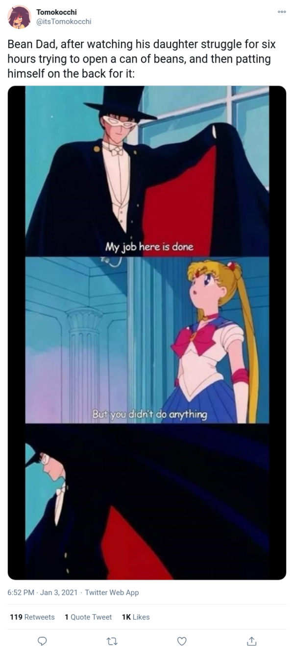 Bean Dad Tuxedo Mask Bean Dad Know Your Meme