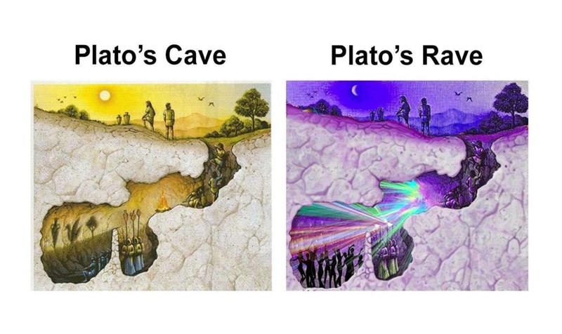 Everyone knows Plato had the best raves | Plato's Allegory Of The Cave ...