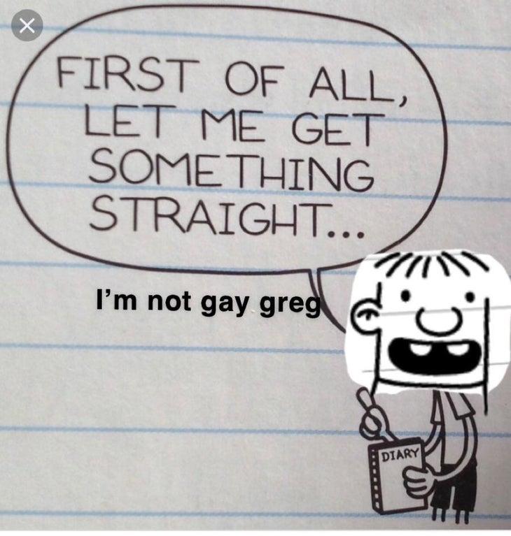 first of all let me get something straight I