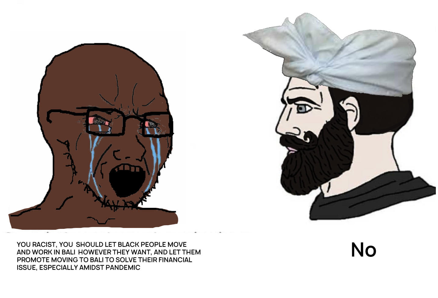 Your Race Card didn't work in here | Kristen Gray Bali Tweet Controversy |  Know Your Meme