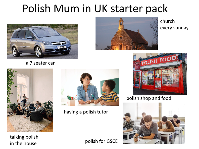 polish mum in uk starter pack /r/starterpacks Starter Packs Know Your Meme