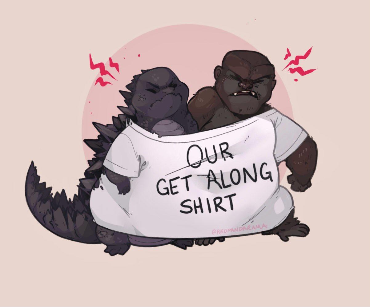 Our Get Along Shirt Godzilla vs. Kong Know Your Meme