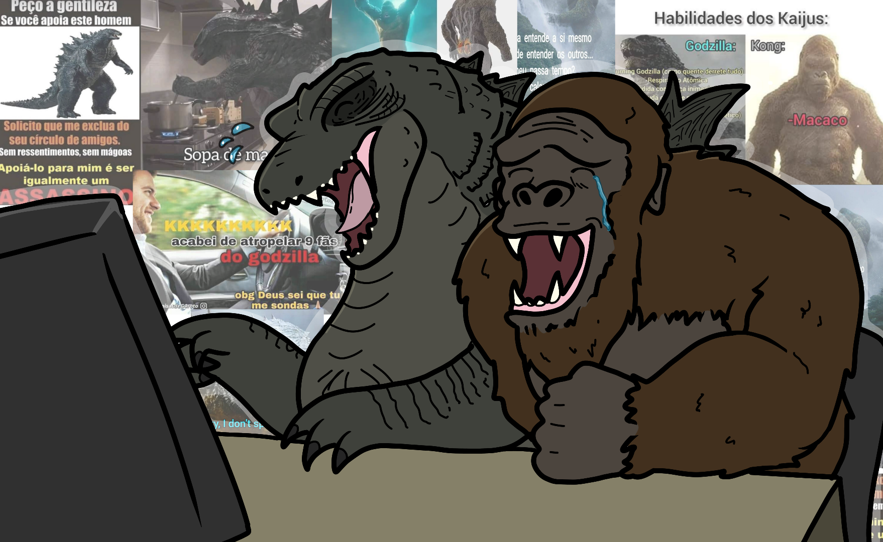 Godzilla And Kong Reacting To Meme Godzilla Vs Kong Know Your Meme Godzilla And Kong Reacting To Meme Godzilla Vs Kong Know Your Meme
