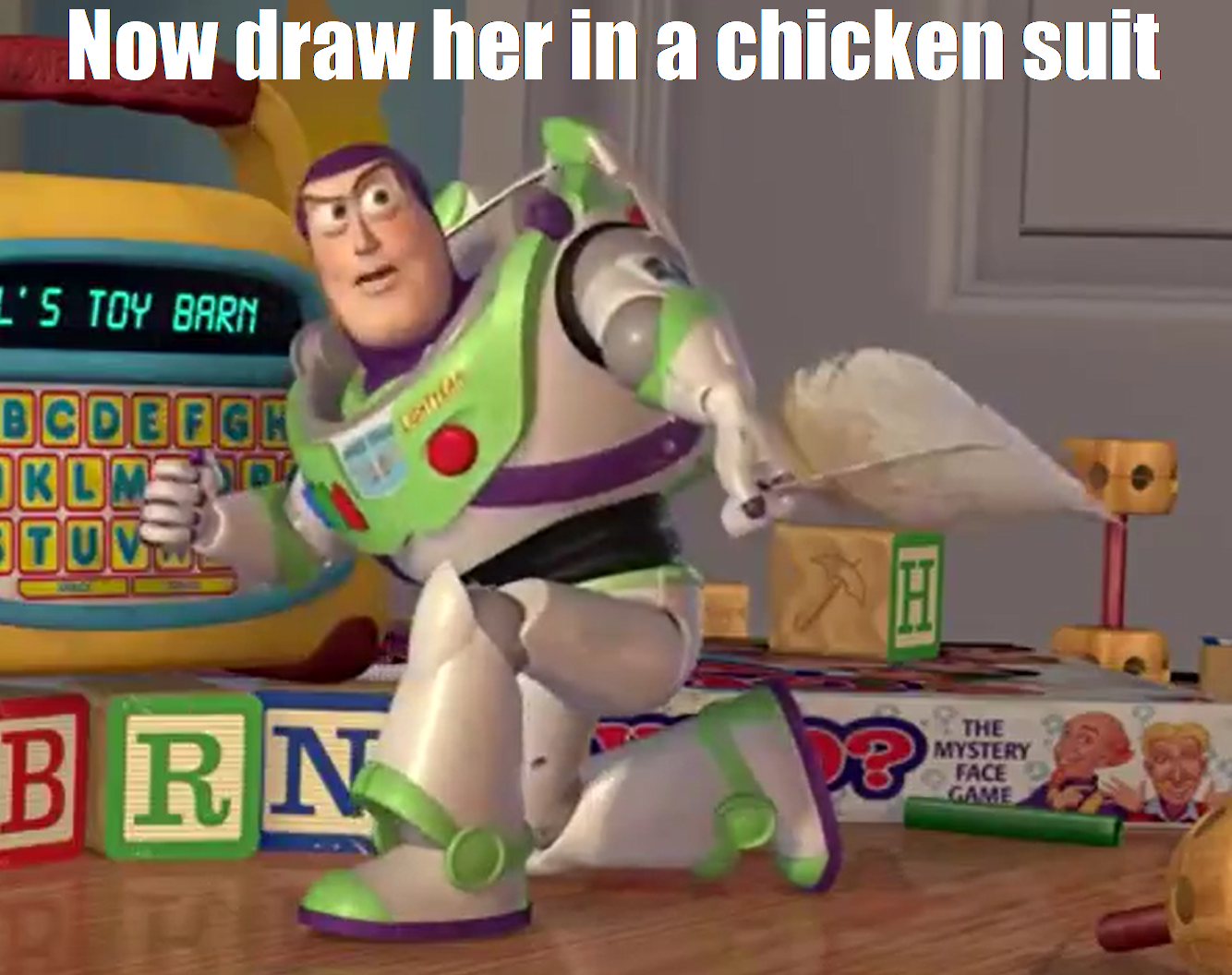 Now draw her in a chicken suit! | Now Draw Her Giving Birth | Know Your ...