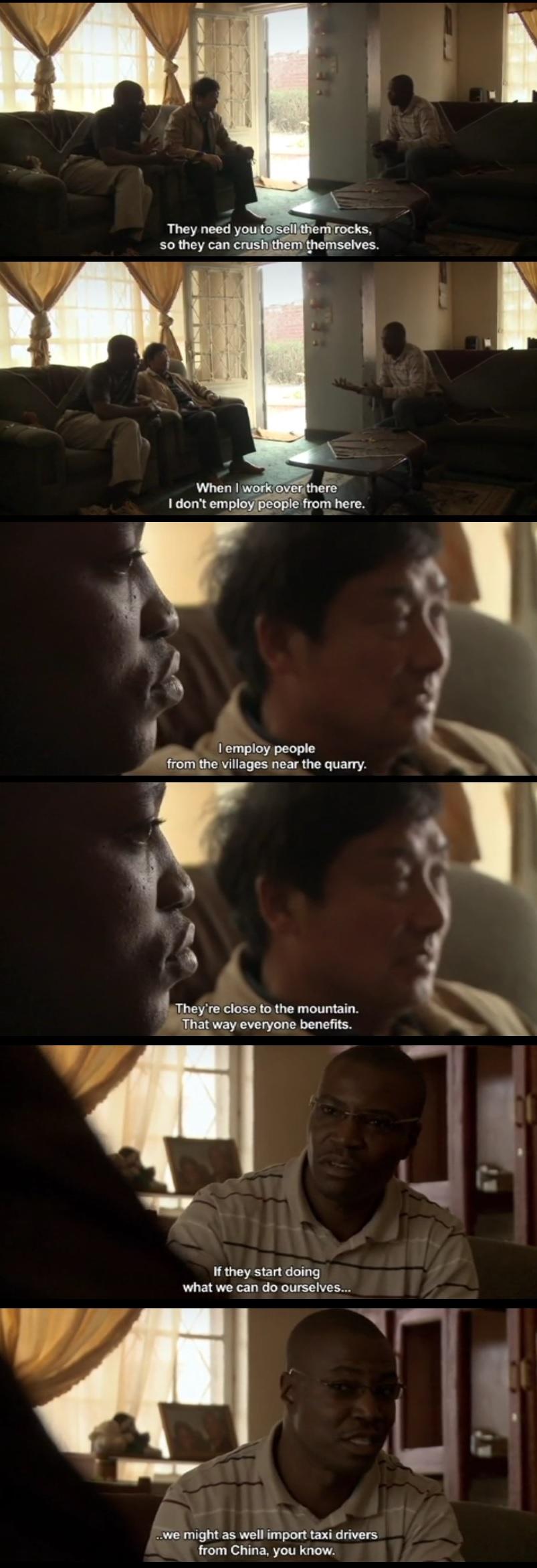 we might as well import taxi drivers from China, you know It's All So